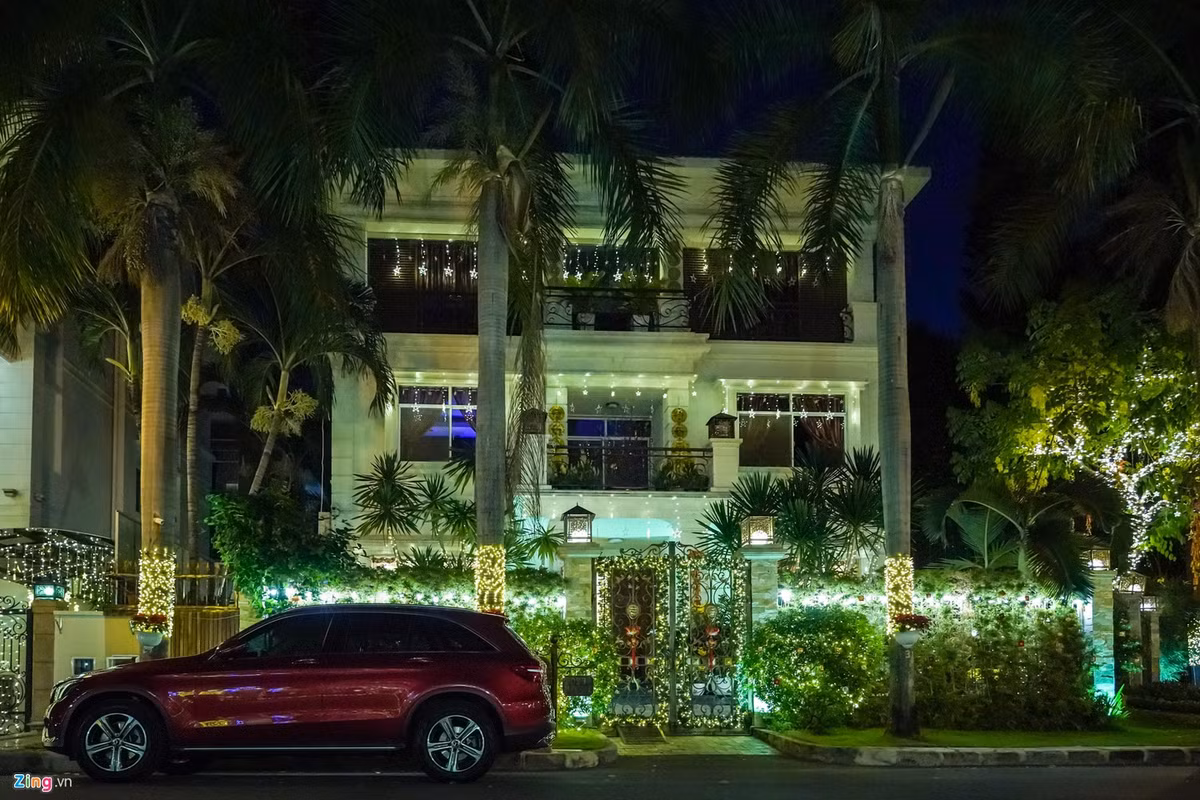 Canh trang hoang don Tet tai pho nha giau TP HCM-Hinh-5