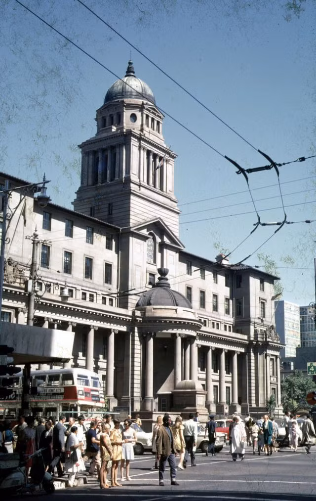 Nét cổ kính của Tòa thị chính thành phố Johannesburg của Nam Phi thập niên 1960. Ảnh: Vintag.