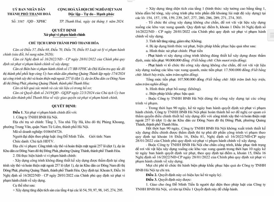 Ai la chu BNB Ha Noi xay sai thiet ke 20 lo biet thu?-Hinh-2