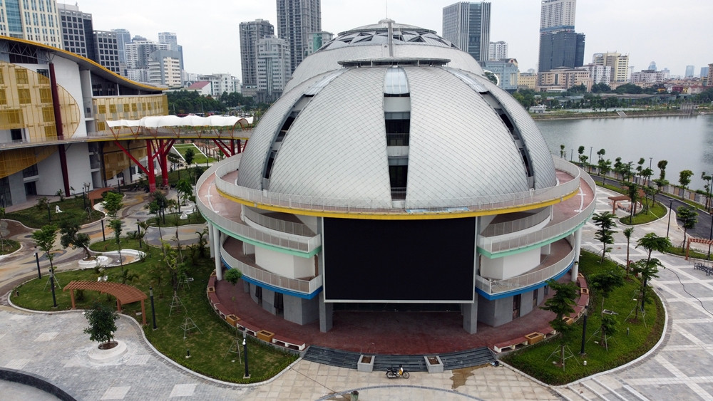 Các hạng mục rạp chiếu phim, câu lạc bộ nghệ thuật ở khối nhà A cũng đã hoàn thành.