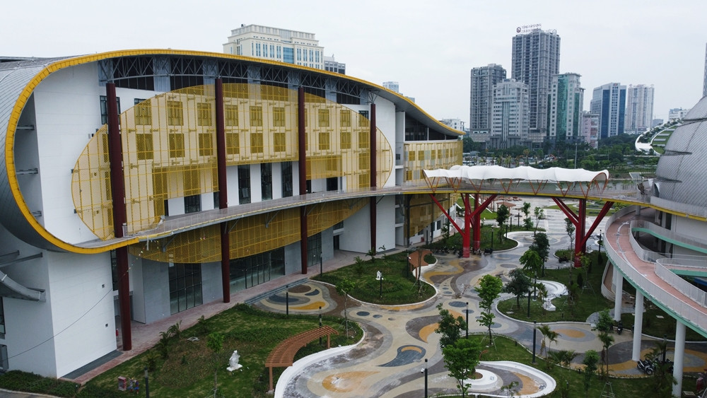 Diện mạo của Cung thiếu nhi Hà Nội sau gần 3 năm thi công.