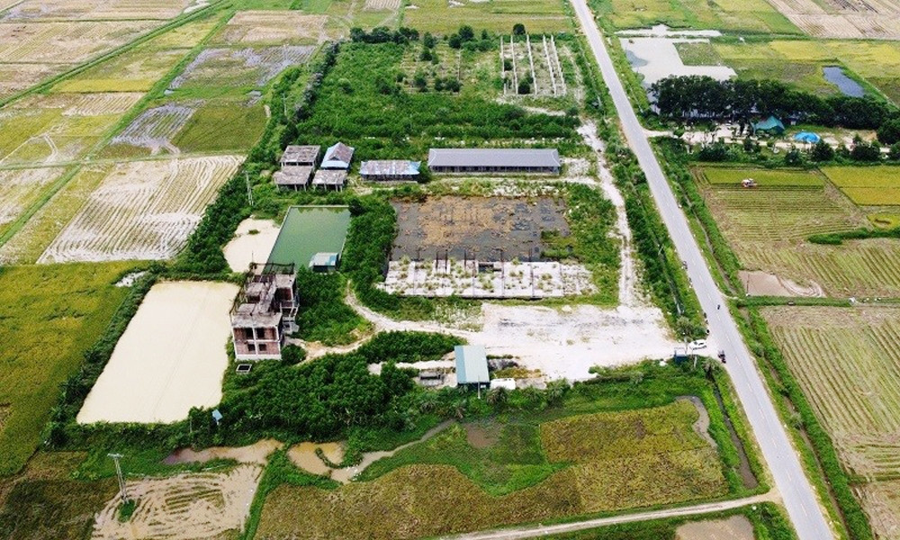 Lý do thu hồi vì Công ty cổ phần Anh Phương Sài Gòn không thực hiện nghĩa vụ đối với nhà nước và đã bị xử phạt vi phạm hành chính mà không chấp hành. (Ảnh: Báo Xây dựng).