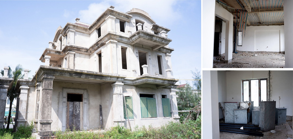 Tại dự án không có dấu hiệu triển khai thi công, chỉ có một người bảo vệ trông coi tài sản. (Ảnh: Đại Đoàn Kết).