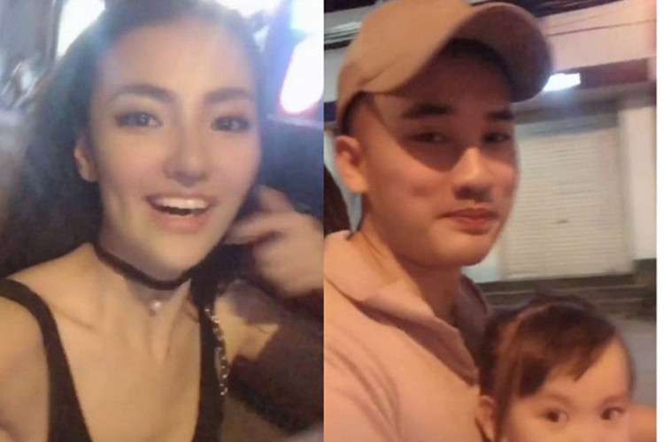 Cách đây không lâu, Hồng Quế, NTK Hà Duy và con gái của Hồng Quế đều không đội mũ bảo khi đi xe máy.