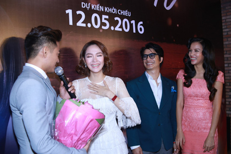 Khi đóng chung phim với Minh Hằng, Quý Bình bị đồn nảy sinh tình cảm với bạn diễn. Ảnh: Người lao động