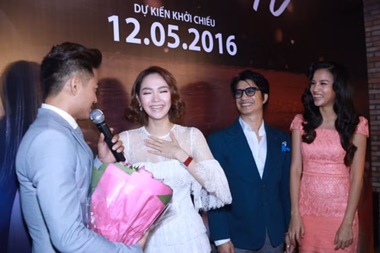 Khi đóng chung phim với Minh Hằng, Quý Bình bị đồn nảy sinh tình cảm với bạn diễn. Ảnh: Người lao động