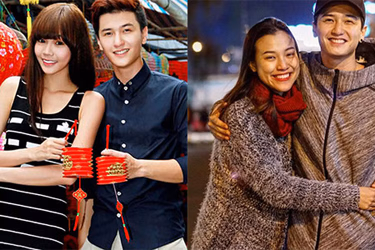 Thời còn hẹn hò Kỳ Hân, Hoàng Oanh, Huỳnh Anh viết lên cuộc tình đẹp vì thế khi anh chia tay 2 mỹ nhân này, dư luận không khỏi bàn tán xôn xao. Ảnh: Khám phá