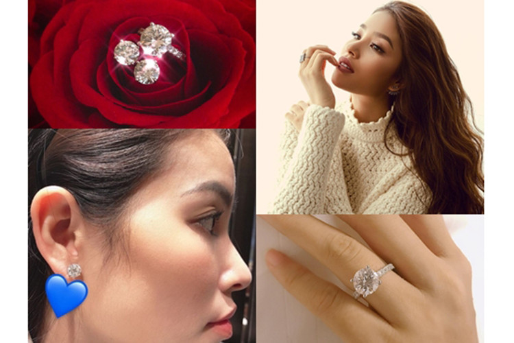 Hậu đính hôn, Phạm Hương cũng liên tục khoe quà từ bạn trai đại gia tặng. Ảnh: Vietnamnet