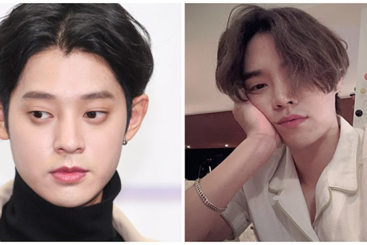 Bị cảnh sát thẩm vấn vào ngày 31/3, Eddy Kim (phải) khẳng định không hề quay lén hay phát tán nhạy cảm dù là thành viên trong nhóm chat. Ảnh: Koreaboo