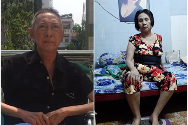 Giống Mai Phương, nghệ sĩ Lê Bình dù bị ung thư nhưng vẫn sẵn lòng san sẻ với người cùng cảnh ngộ. Theo Vietnamnet, nam diễn viên khi nghe người bạn của mình đến thăm nghệ sĩ Hoàng Lan bị bệnh, ông nhét kịp vào túi người bạn một số tiền gửi đến nữ nghệ sĩ. Ảnh: Vietnamnet