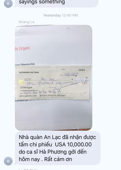 Chia sẻ của Hà Phương dập tắt mọi nghi ngờ.