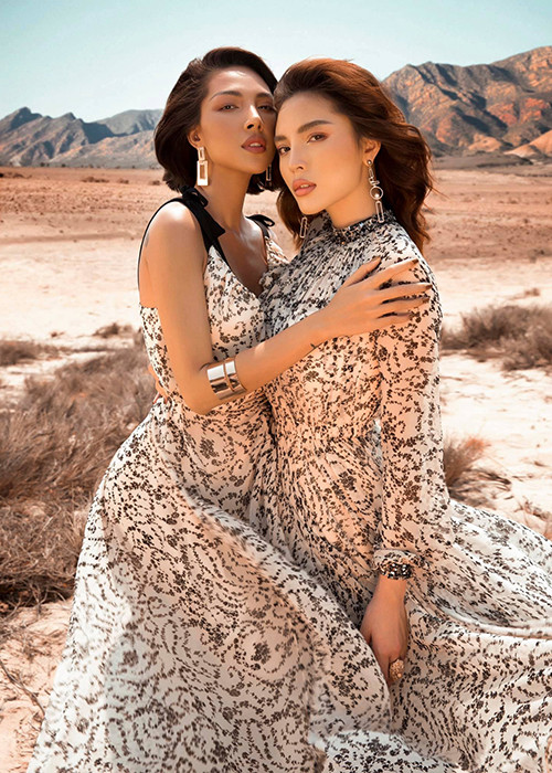 Hai người đẹp trở nên gắn bó trong công việc lẫn cuộc sống.