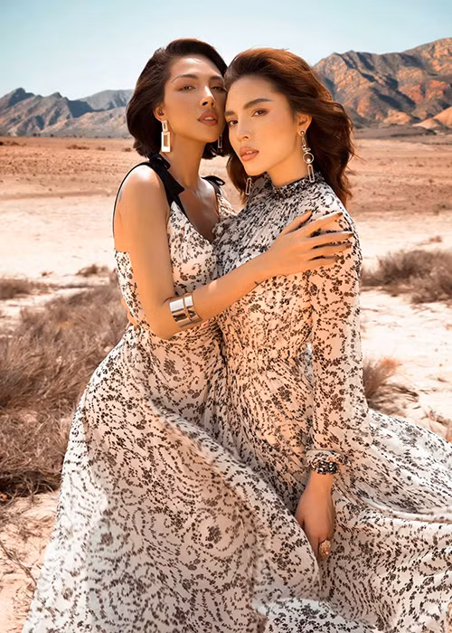 Hai người đẹp trở nên gắn bó trong công việc lẫn cuộc sống.