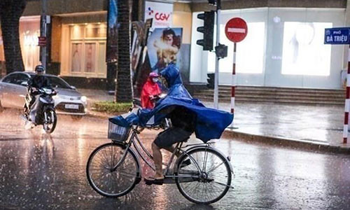 Cac khu vuc tren ca nuoc tiep tuc nang nong, chieu toi co mua rao