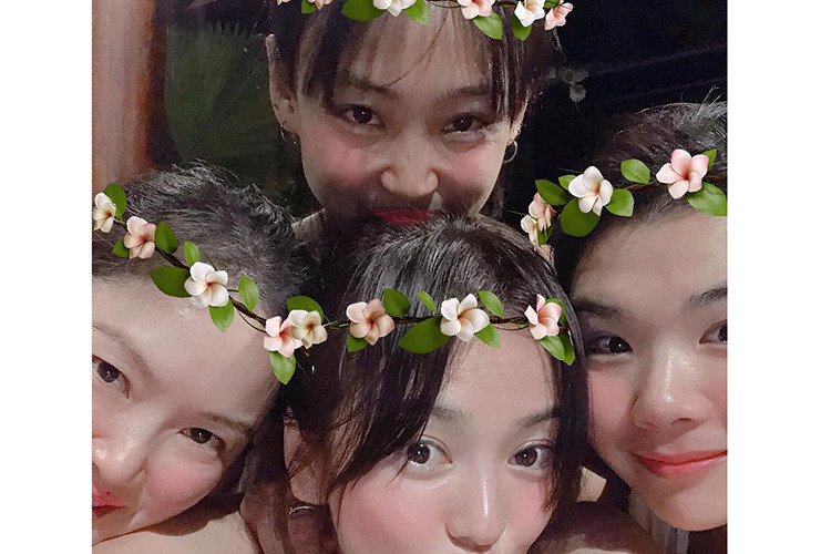 Mới đây, hình ảnh nàng ngọc nữ bên hội bạn thân trong chuyến du lịch đã được chia sẻ.