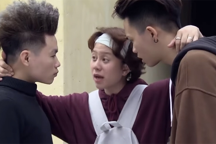 Nhân vật hiện được nhiều khán giả yêu thích là Ánh Dương - cô con gái bướng bỉnh, bộc trực, sống như một cậu con trai. Ảnh: Người đưa tin