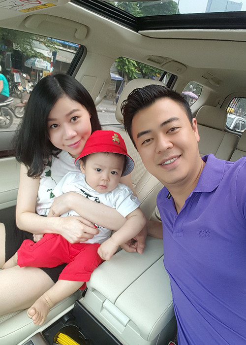 Sau 7 năm về chung một nhà, Tuấn Tú và Thanh Huyền có một cậu con trai chung.