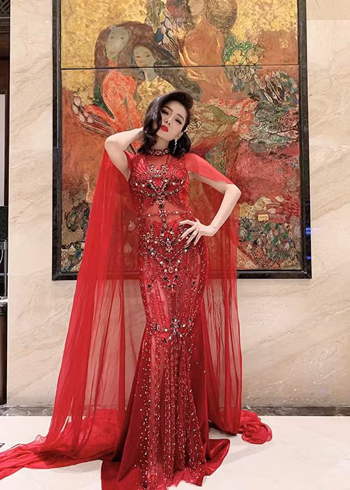 Dù đã lên tiếng thanh minh nhưng Lệ Quyên vẫn nhận những ý kiến trái chiều từ dân mạng. Ảnh: FBNV