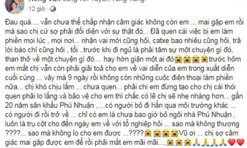 Hong Van: “So phai doi dien voi su that Anh Vu qua doi”-Hinh-2