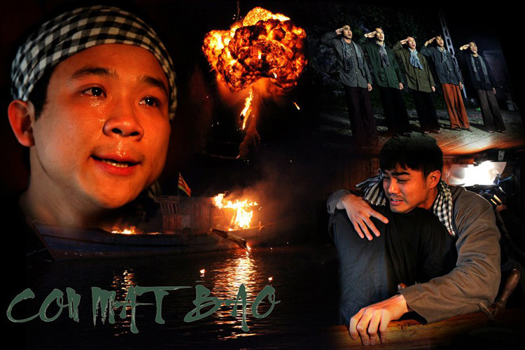 Hình ảnh Trọng Hùng trong bộ phim "Con mắt bão".