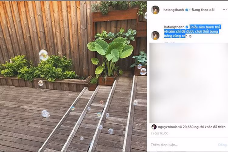 Ngoài công việc kinh doanh, Hà Tăng dành phần lớn thời gian để chơi với các con.