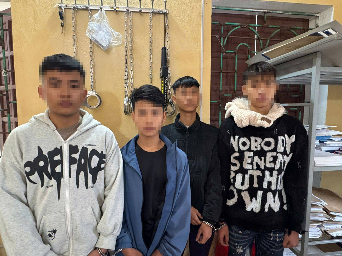 Mau thuan trong luc an dan den danh nhau, 2 nguoi bi thuong