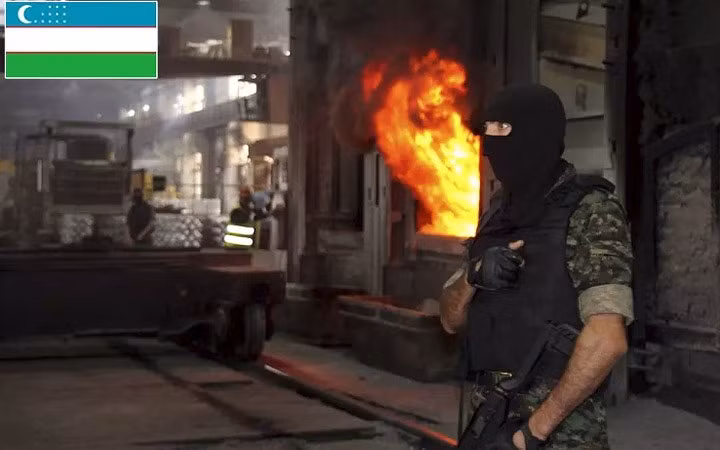 Thứ 48: Uzbekistan – Ngân sách quốc phòng: 70 triệu USD; Tổng số quân nhân: 76.500; Tổng số máy bay chiến đấu: 175; Xe tăng: 420; Xe chiến đấu thiết giáp: 715; Tàu hải quân: 119; Tàu khu trục: 0; Tàu ngầm: 0; Chỉ số sức mạnh: 0,8044.