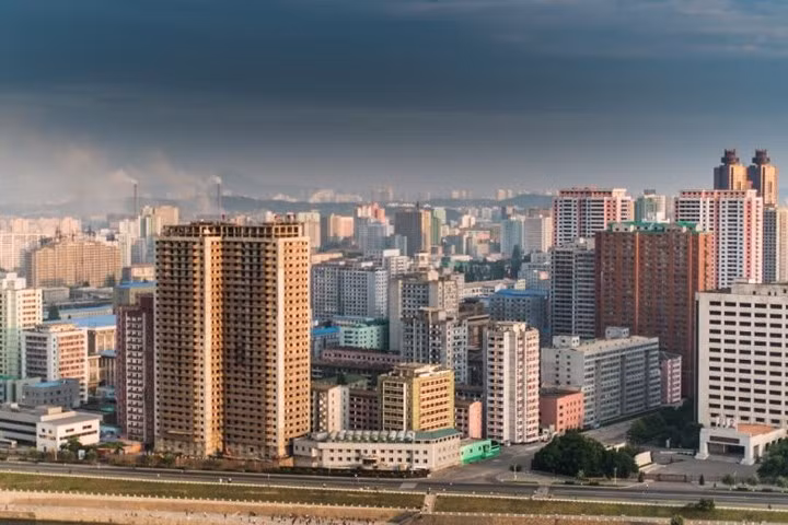 Một góc thủ đô Bình Nhưỡng qua ống kính của nhiếp ảnh gia Đan Mạch Pedersen.