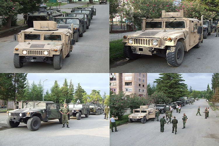 Sang tận đầu thế kỷ 21, các cuộc chiến do Mỹ trực tiếp hay gián tiếp tạo nên nhằm chống lại Nga (sau khi Liên Xô tan rã) cũng vô tình khiến các công nghệ vũ khí của Washington lọt vào tay Moscow. Mà điển hình như Chiến tranh Nam Ossetia 2008, với việc có ít nhất 5 xe bóc thép Humvee của Quân đội Gruzia lọt vào tay quân đội Nga, đó là còn chưa kể đến hàng ngàn vũ khí bộ binh khác.