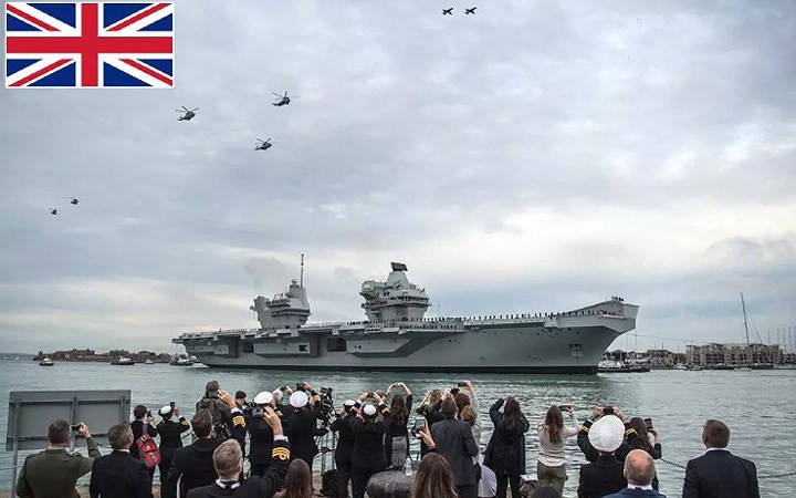 Thứ 6: Anh - Ngân sách quốc phòng: 45,7 tỷ USD: Tổng số quân nhân: 232.675; Tổng số máy bay chiến đấu: 3.794; Xe tăng: 20.216; Xe chiến đấu thiết giáp: 31.298; Tàu hải quân: 76; Tàu khu trục: 2; Tàu ngầm: 11; Chỉ số sức mạnh: 0,2131.