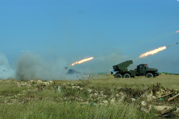 Pháo phản lực BM-21 Lữ đoàn 96, Binh chủng Pháo binh bắn đạn thật