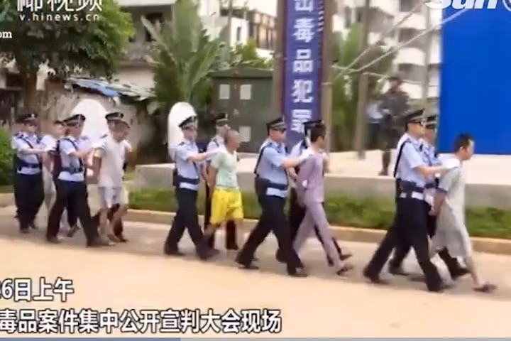 Hoạt động này nằm trong chiến dịch nâng cao nhận thức chống ma túy tại Trung Quốc.