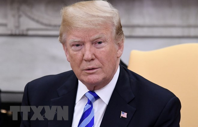 Tổng thống Mỹ Donald Trump. (Ảnh: EFE-EPA/TTXVN)