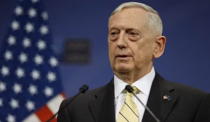 Bộ trưởng Quốc phòng Mỹ James Mattis. Ảnh: maunewsonline.