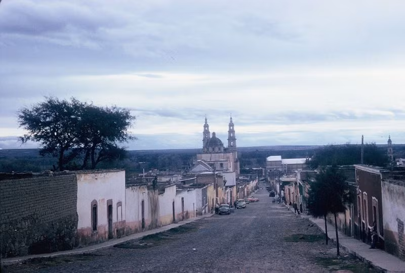 Con đường chính ở thị trấn Lagos de Moreno. Ảnh: Walter Reed.
