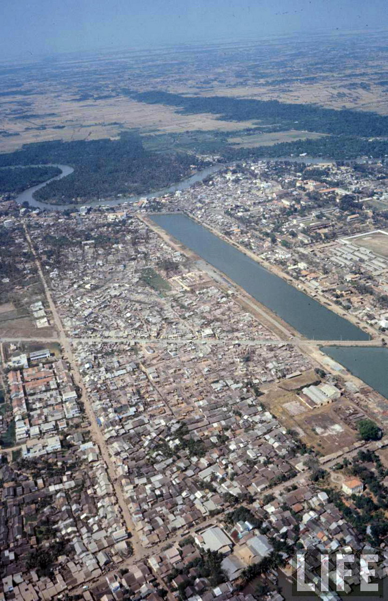 Khu dân cư phía Tây Giếng nước Mỹ Tho, nay là phường 4 và một phần phường 5, 6. Ảnh: Life.