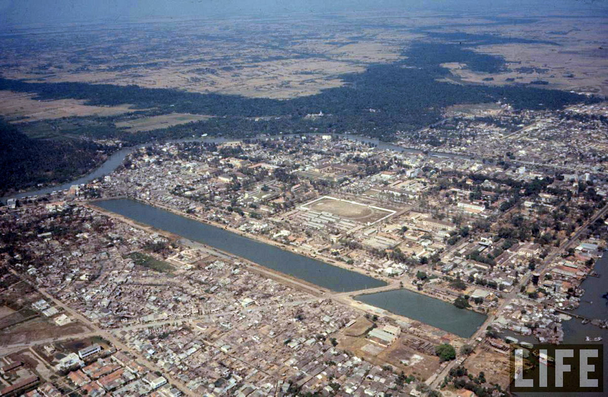 Khu vực Giếng nước Mỹ Tho, gồm giếng nước lớn và giếng nước nhỏ, còn gọi là hồ Nước Ngọt. Ảnh: Life.