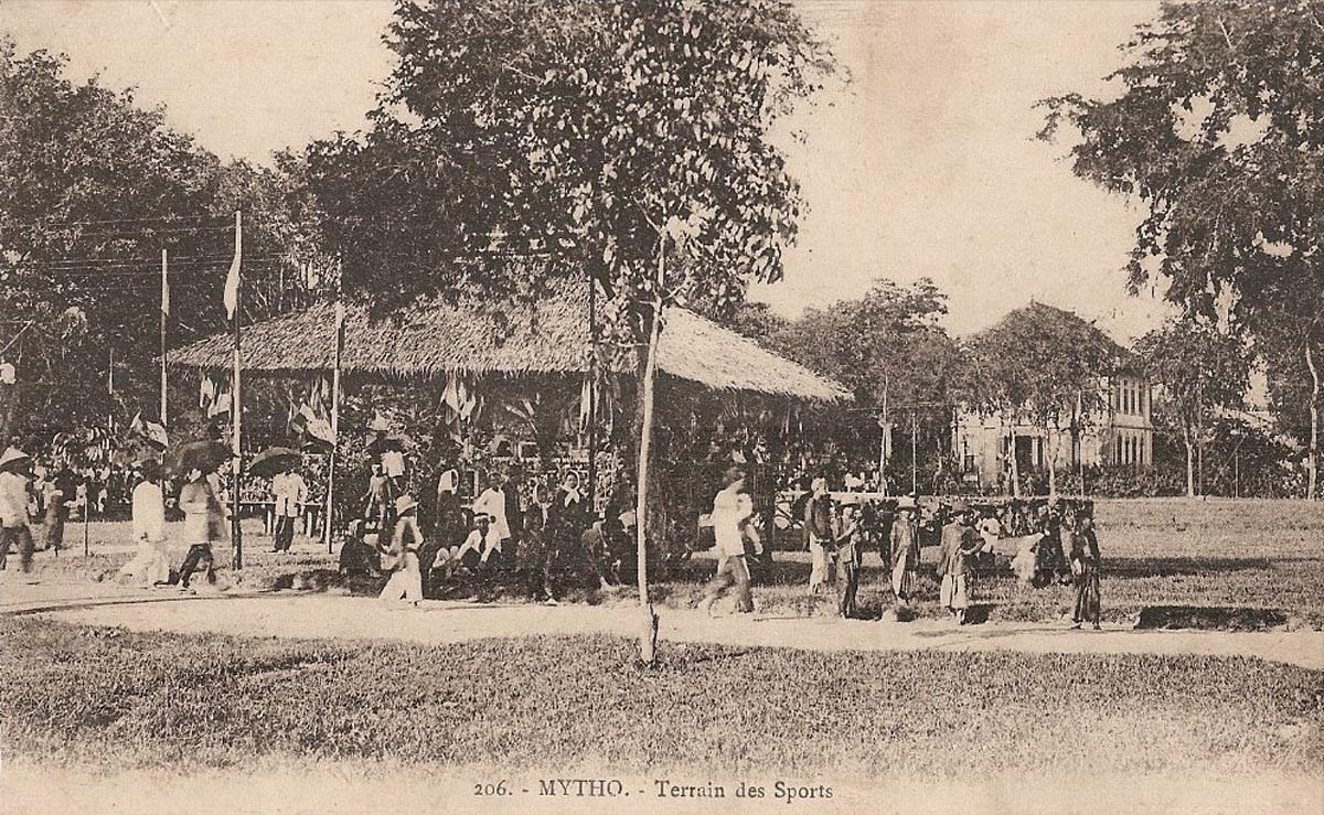 Sân thể thao ở Mỹ Tho. Ảnh tư liệu.