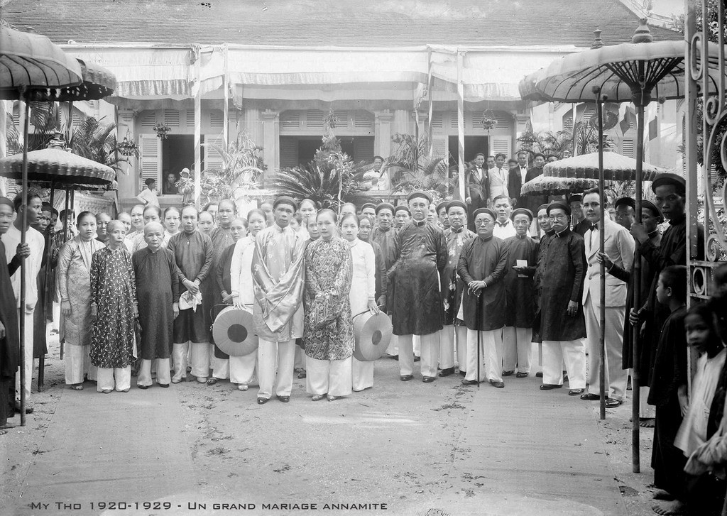 Một đám cưới ở Mỹ Tho. Ảnh tư liệu.