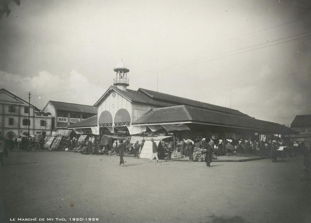 Chợ Mỹ Tho. Ảnh tư liệu.