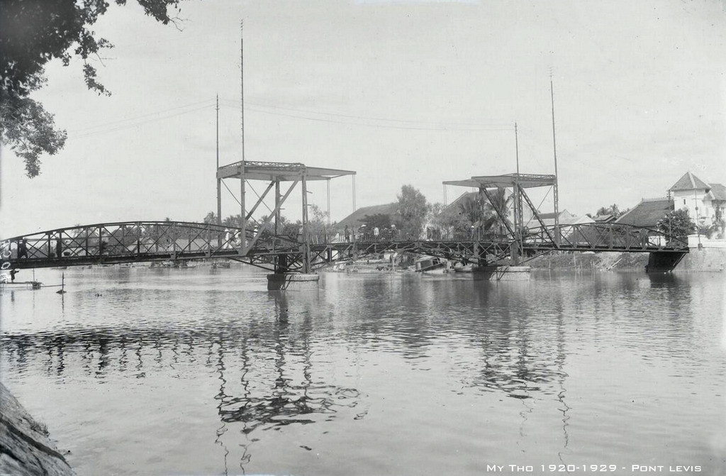 Một hình ảnh khác về cầu Quay Mỹ Tho. Ảnh tư liệu.