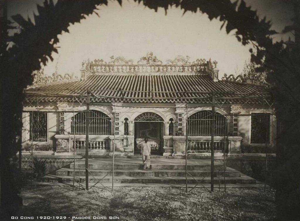 Chùa Đồng Sơn, một ngôi chùa cổ ở tỉnh Gò Công xưa. Ảnh tư liệu.