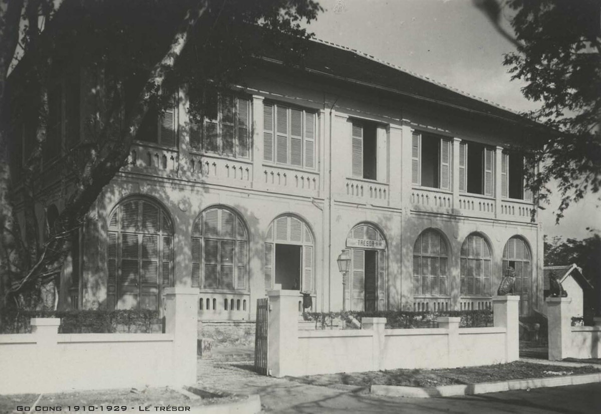 Tòa nhà kho bạc Gò Công. Ảnh tư liệu.