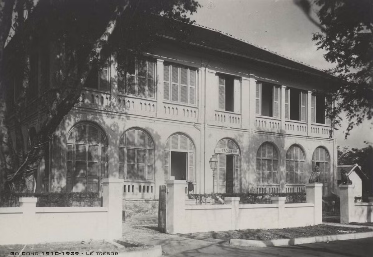 Tòa nhà kho bạc Gò Công. Ảnh tư liệu.