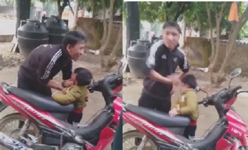 Nguoi bo danh tat con trai 5 tuoi bom bop bi cu dan mang doa giet