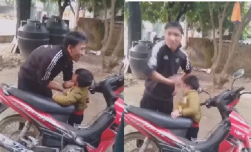 Nguoi bo danh tat con trai 5 tuoi bom bop bi cu dan mang doa giet