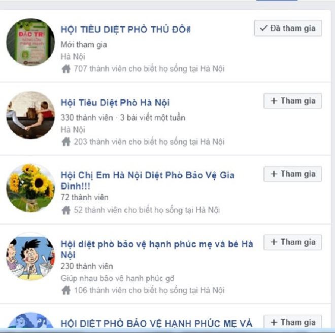 Các hội đánh ghen thu hút đông đảo chị em tham gia.