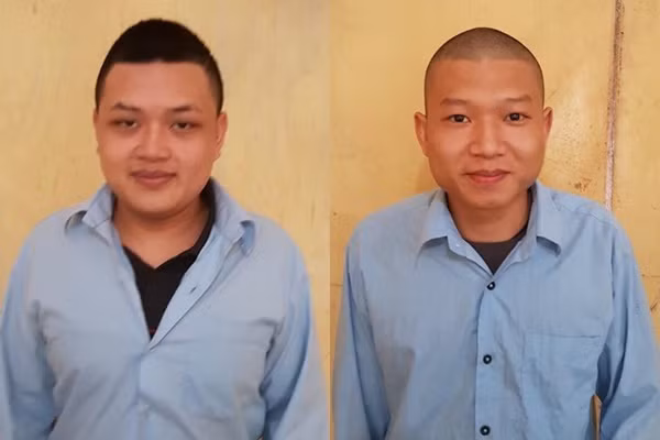 Khong an nan hoi loi, hai ten cuop cuoi hoan hi khi bi cong an bat