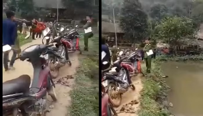 Di san, con re ban chet bo vo vi tuong la...khi