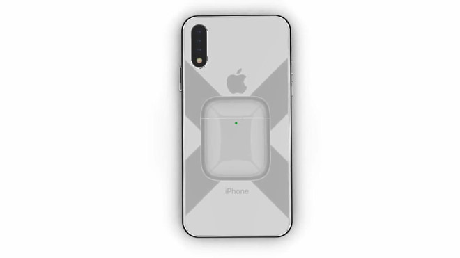 Chiếc iPhone này cũng được tích hợp tính năng Sharing Energy, cho phép máy có thể sạc ngược không dây cho AirPods.